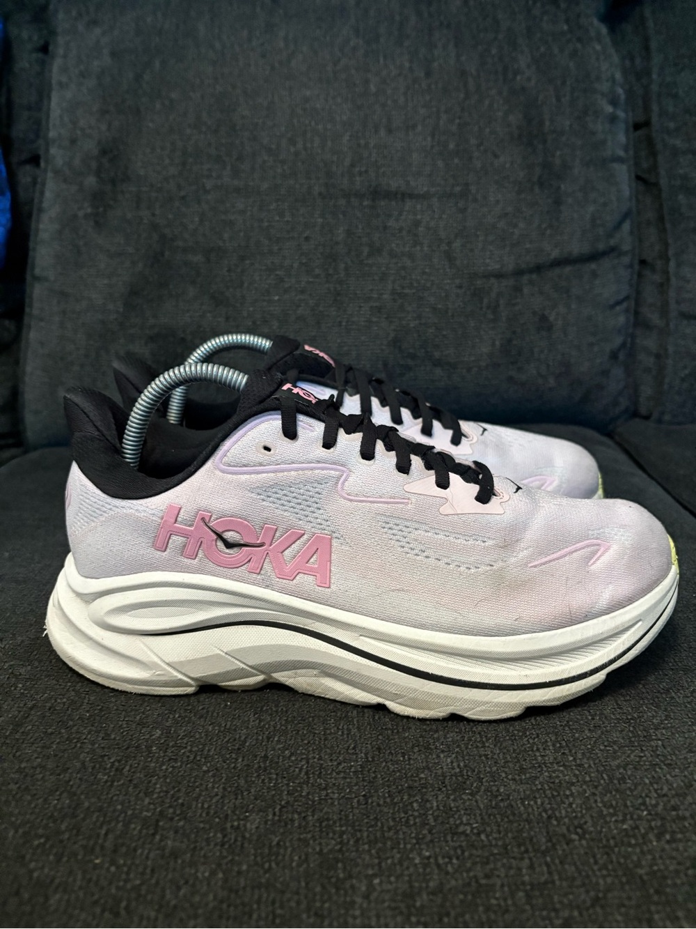 Hoka One One Women's Clifton 10 1162050 CTNS Pink Running Shoes Size 10 D wide